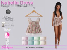 Isabella Dress With Hud Vintage