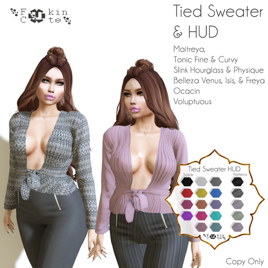 FC Tied Sweater DEMO *ADD ME DO NOT REZ*