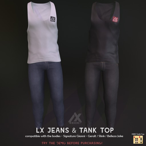 -Lexico-LX - Jeans & Tank top Green