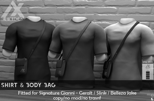 -Lexico- DEMO Shirt & Body Bag