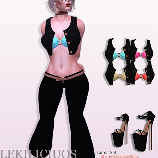 .: Lekilicious Store : .Luma  Set Black  L&M Store