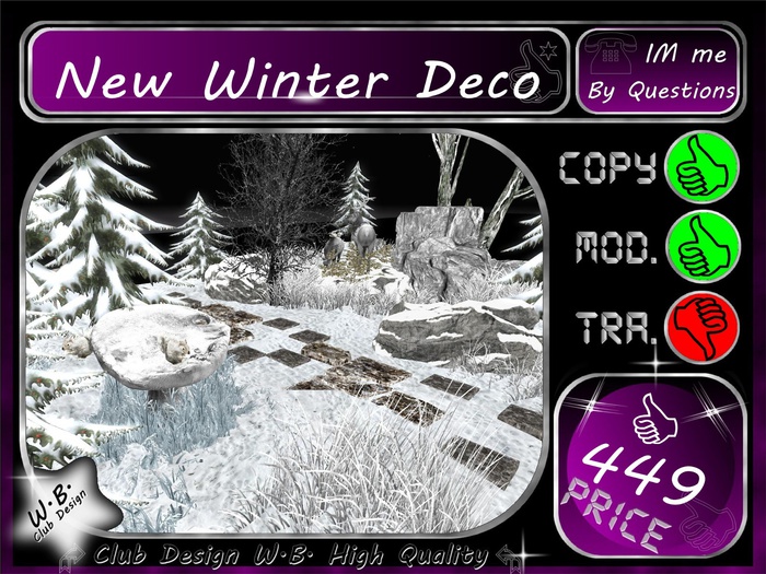 *> New *< >*Winter Deco <*