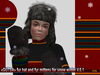 Skifija fur hat and fur mittens for snow winter v 01 2
