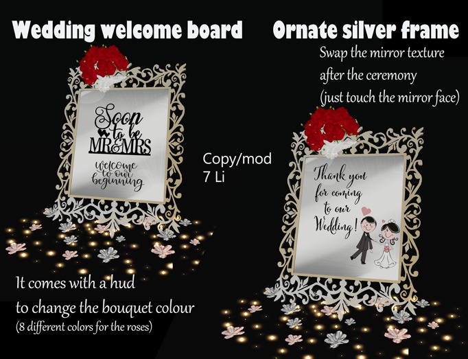 S55 Soon to be...mirror - silver frame BOX