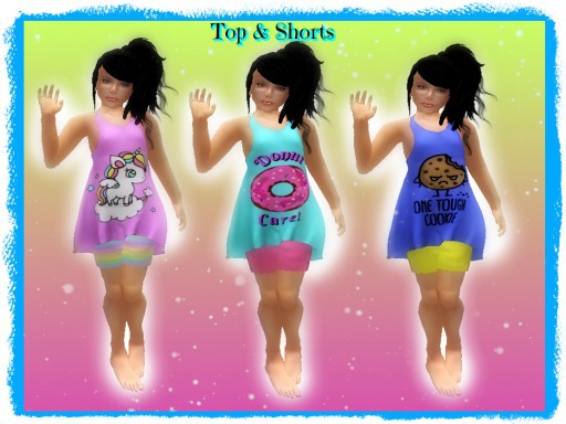 "RR4KIDZ" SMB-Top & Shorts Set 1