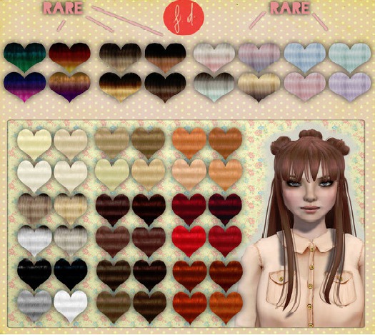 (fd) Little Queen - Dark Ombre 1 RARE