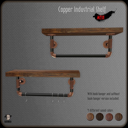 Industrial Shelf  *Copper*