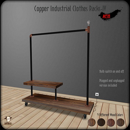 Industrial Clothes Racks IV *Copper*