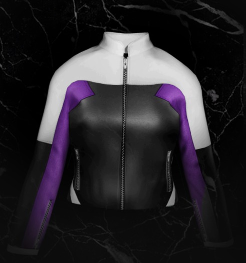 !79! Purple Biker Jacket (wear)