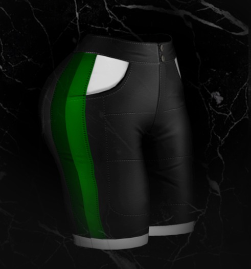 !79! Green Biker Shorts