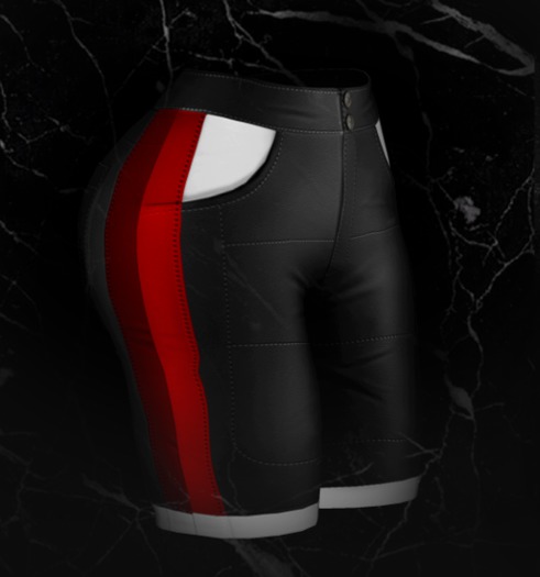 !79! Red Biker Shorts 