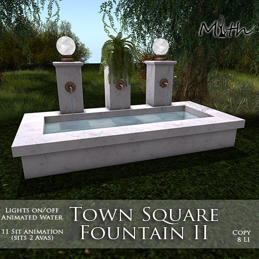 Myth - Town Square Fountain II w. Animations
