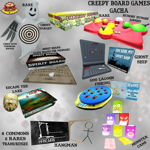 Junk Food - Spirit Board