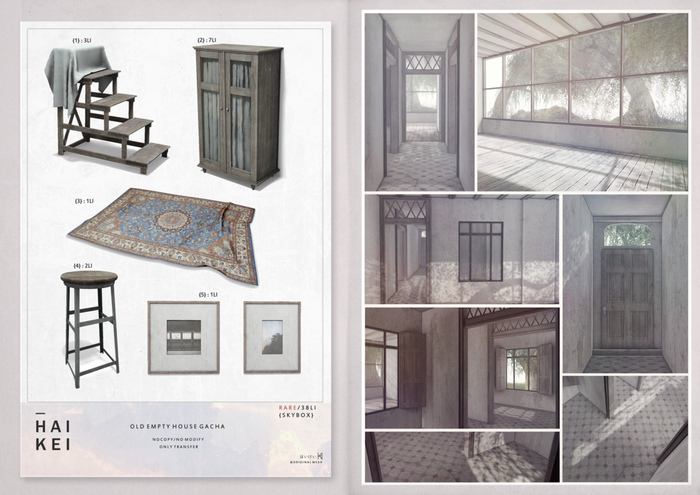 :HAIKEI: Old empty house gacha {4}