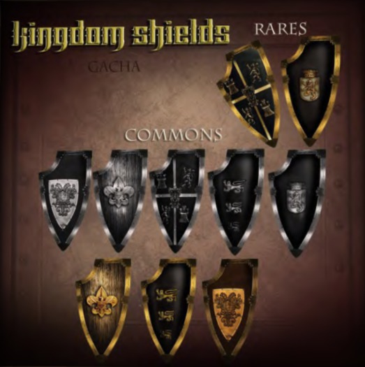 [BODY FACTORY] Kingdom Shield (Gold)  Eagle common