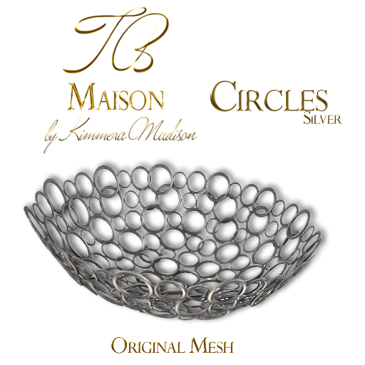 Tres Maison Circles, Silver Boxed
