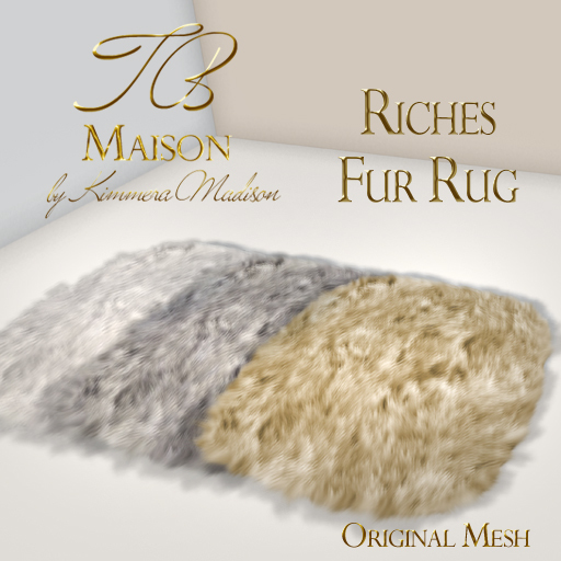 TB Maison Riches Fur Rug