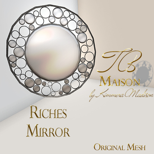 TB Maison Riches Mirror (ADD to unpack) BOXED