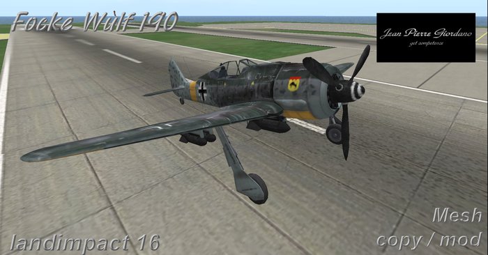 Focke Wulf 190 + Display Model mesh BOX