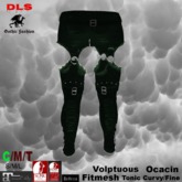 Gothic pants belted green boxed