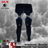 Gothic pants belted blue boxed