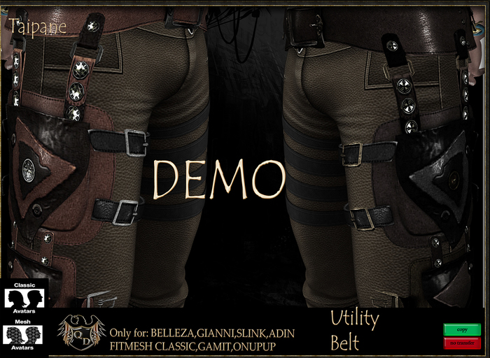Utility Belt "Taipane" DEMO *