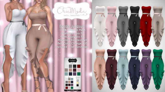 ChicModa // Farrah Jumpsuit // ALL PACK