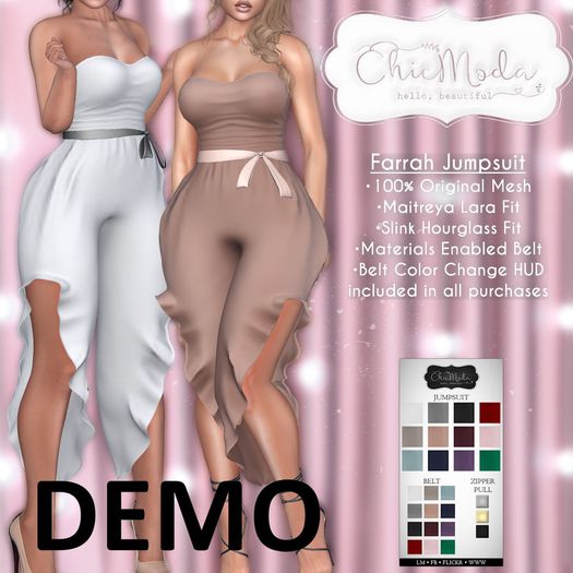 ChicModa // Farrah Jumpsuit // DEMO