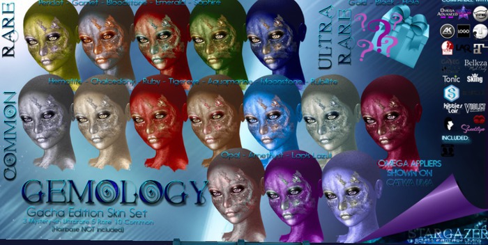 SG Gemology Skin Set - RARE - Garnet