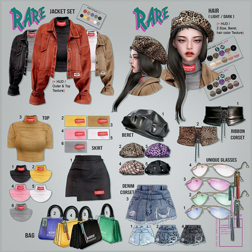 `M.BIRDIE / MiMi look. JacketSet Maitreya RARE