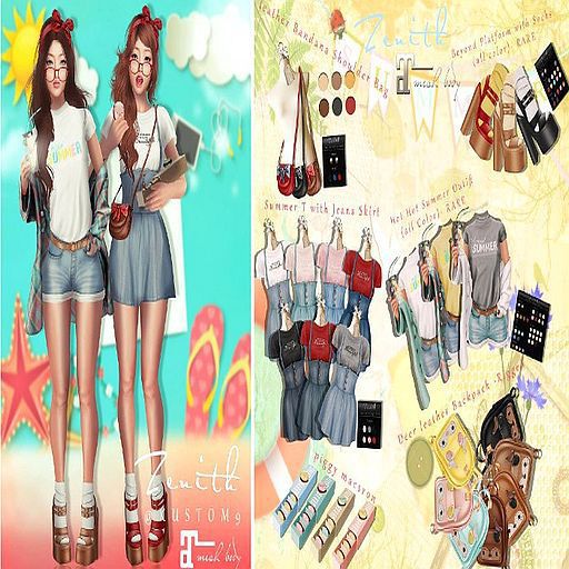 =Zenith=Deer leather Backpack (Camel) -Rigged