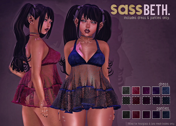 sass [beth] freya hourglass lara