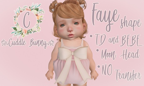 Second Life Marketplace - [C.B] Faye TD & BEBE / Moon Shape