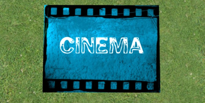 Cinema texture sign