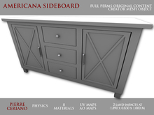 Americana sideboard - 2LI - FULL PERMS Mesh