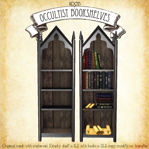 [noctis] Occultist's bookshelves BOXED