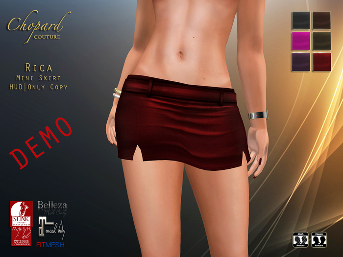 *Chopard Couture* DEMO Rica Mini Skirt (HUD)