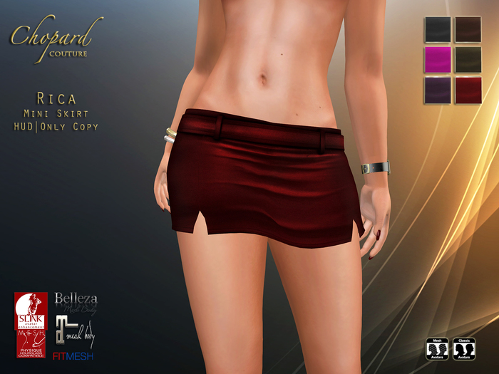 *Chopard Couture* Rica Mini Skirt (HUD)