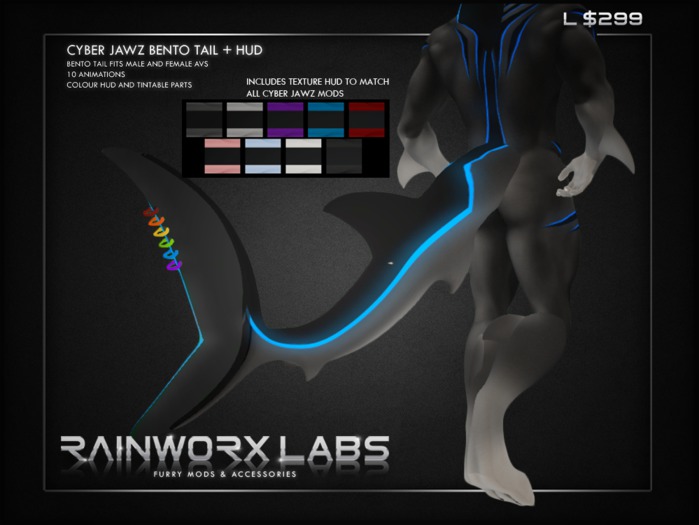 [RL] Cyber Jawz Bento Tail + HUD 1.0