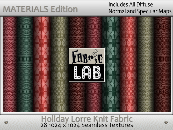 Fabric Lab ME Holiday Lorre Knit Texture Collection