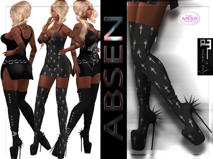 0027 **ABSEN** BOOTS -GOTHIC-