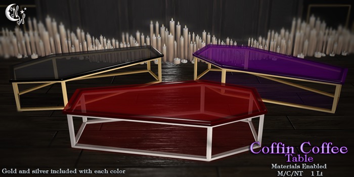 *NW* Coffin Coffee Table - Fatpack