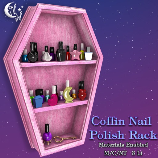 *NW* Coffin Nail Polish Rack  - Pink