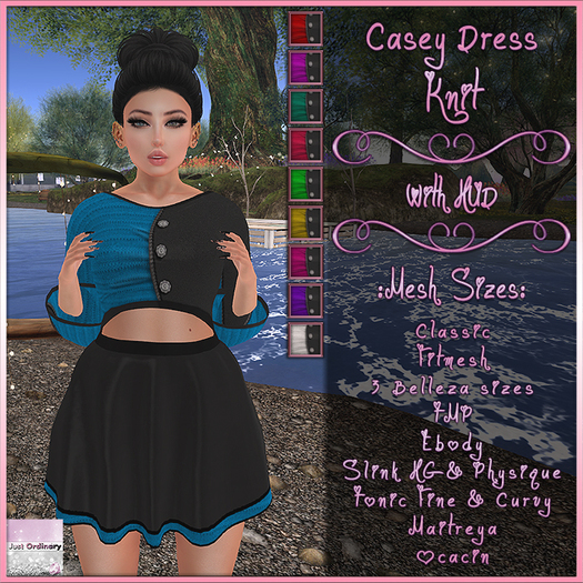 Casey Dress With Hud Knit
