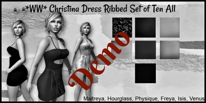 Demo *WW* Christina Dress Ribbed Set