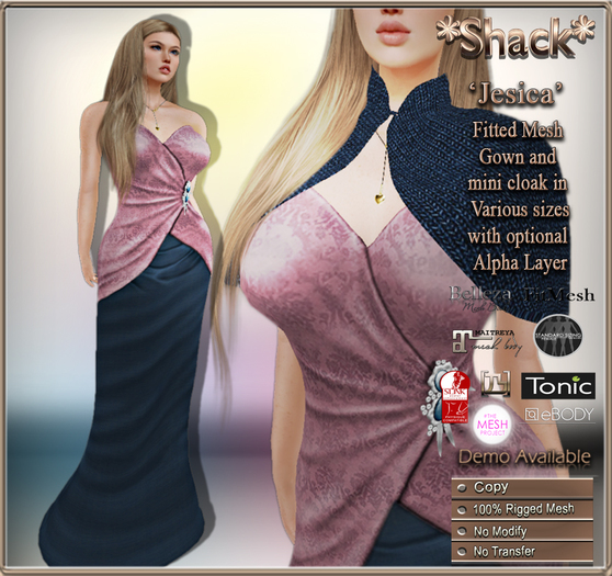 *Shack* Jesica Gown - Blue
