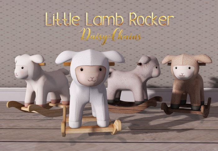 { Daisy Chains } Little Lamb Rocker - Lilac (Unpack Me)