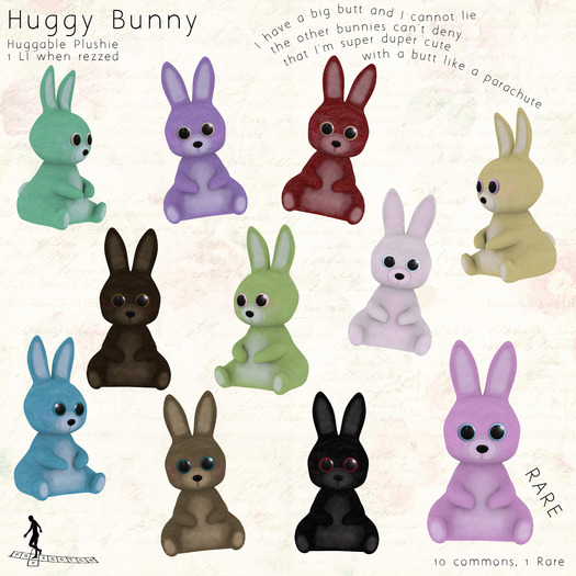 *~*HopScotch*~* Huggy Bunny - Pink RARE