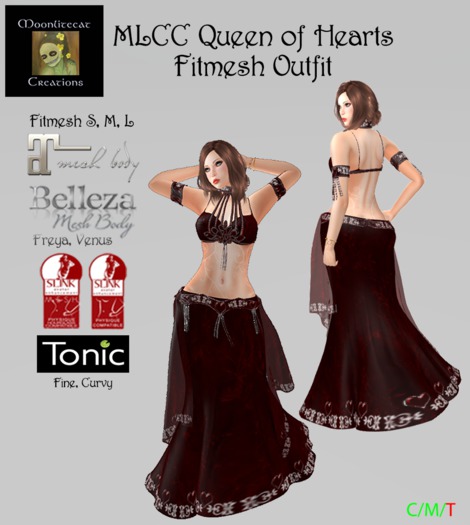 MLCC Queen of Hearts Fitmesh Outfit