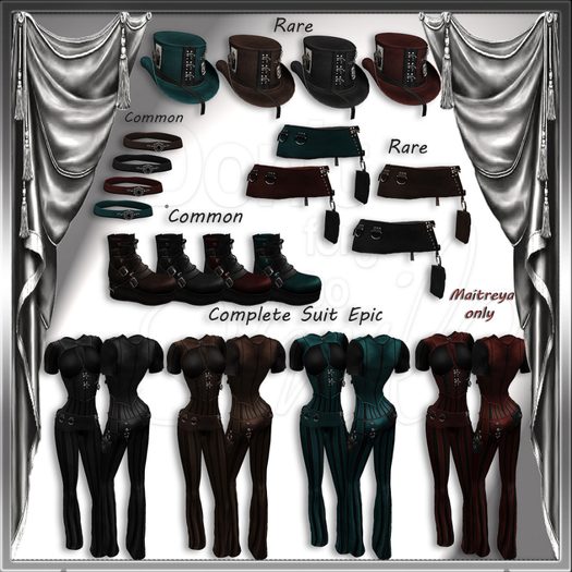 Yasum*Steampunk Boots*Common*Red